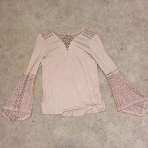 Romantic Bell Sleeve Blouse